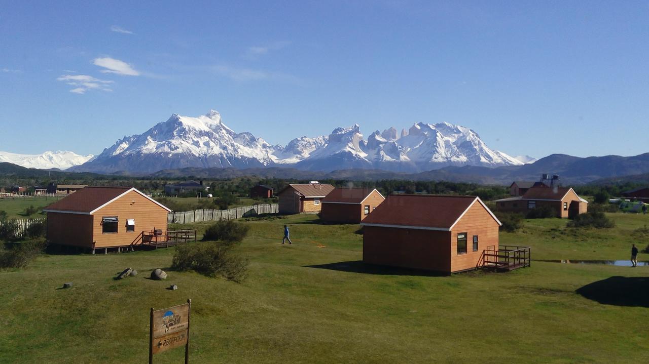 Cabañas Lago Tyndall Torres del Paine National Park Exterior foto